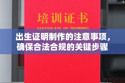 武功出生证明制作的注意事项，确保合法合规的关键步骤