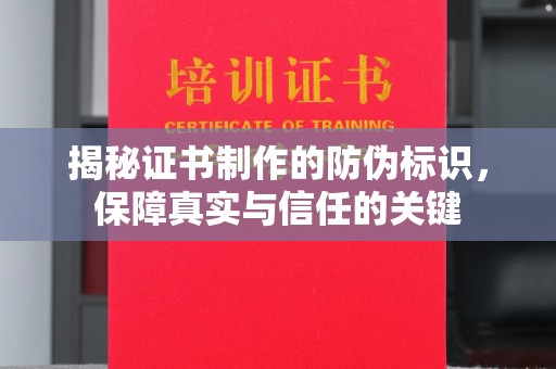 武功揭秘证书制作的防伪标识，保障真实与信任的关键