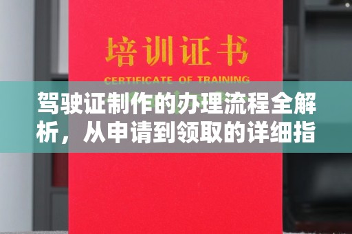 武功驾驶证制作的办理流程全解析，从申请到领取的详细指南