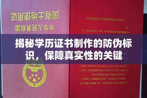 武功揭秘学历证书制作的防伪标识，保障真实性的关键