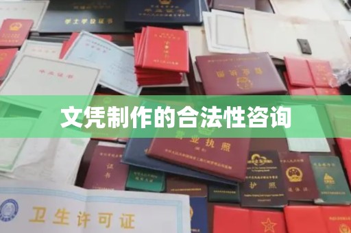 武功文凭制作的合法性咨询