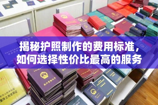 武功揭秘护照制作的费用标准，如何选择性价比最高的服务？